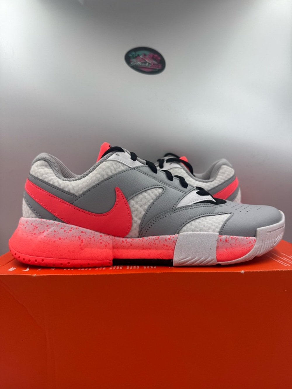 Nike Court Lite 4 HC PRM White Hot Lava Wolf Grey BRAND NEW Multiple Sizes